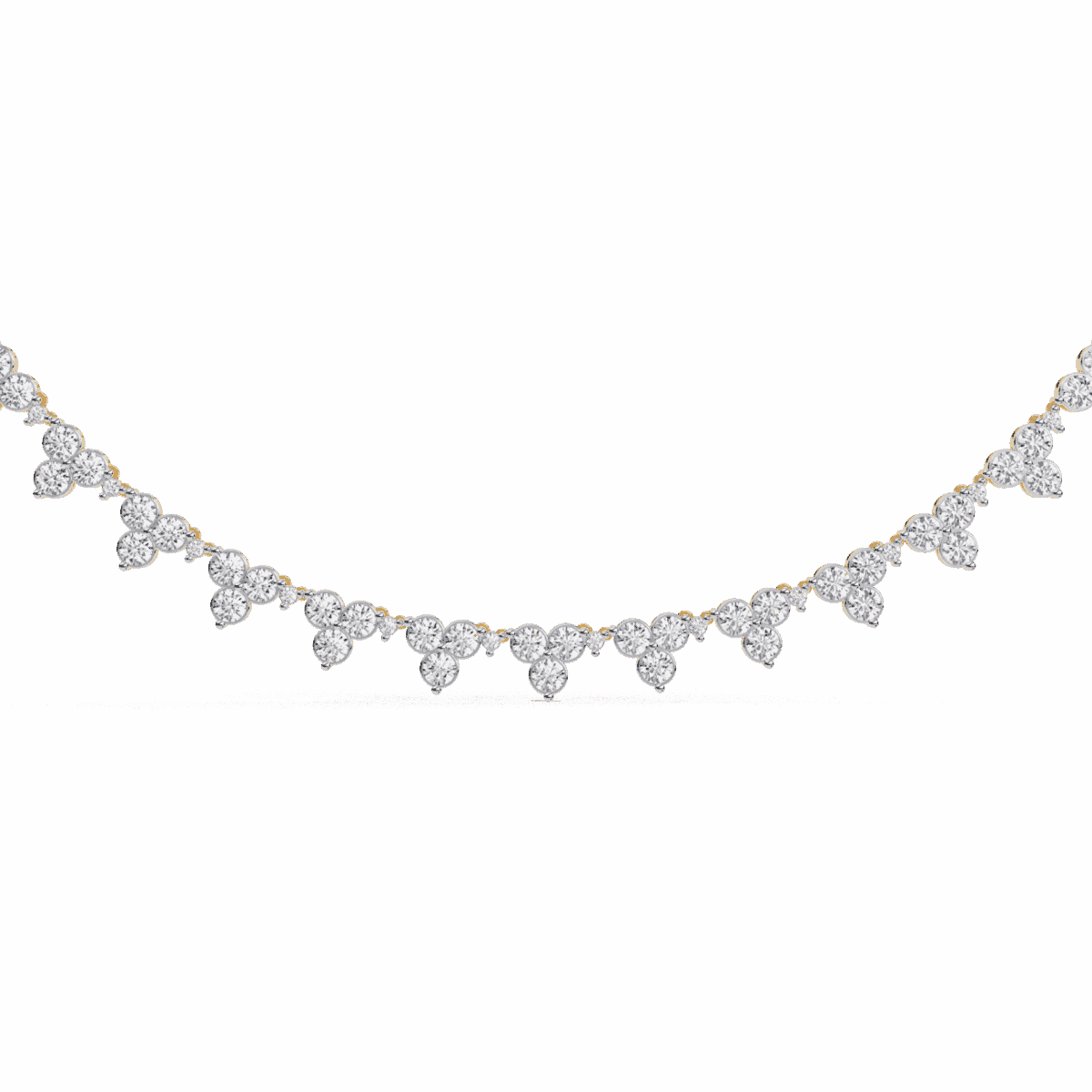 2 Carat The Vienna Round Diamond Tennis Necklace  Image 4