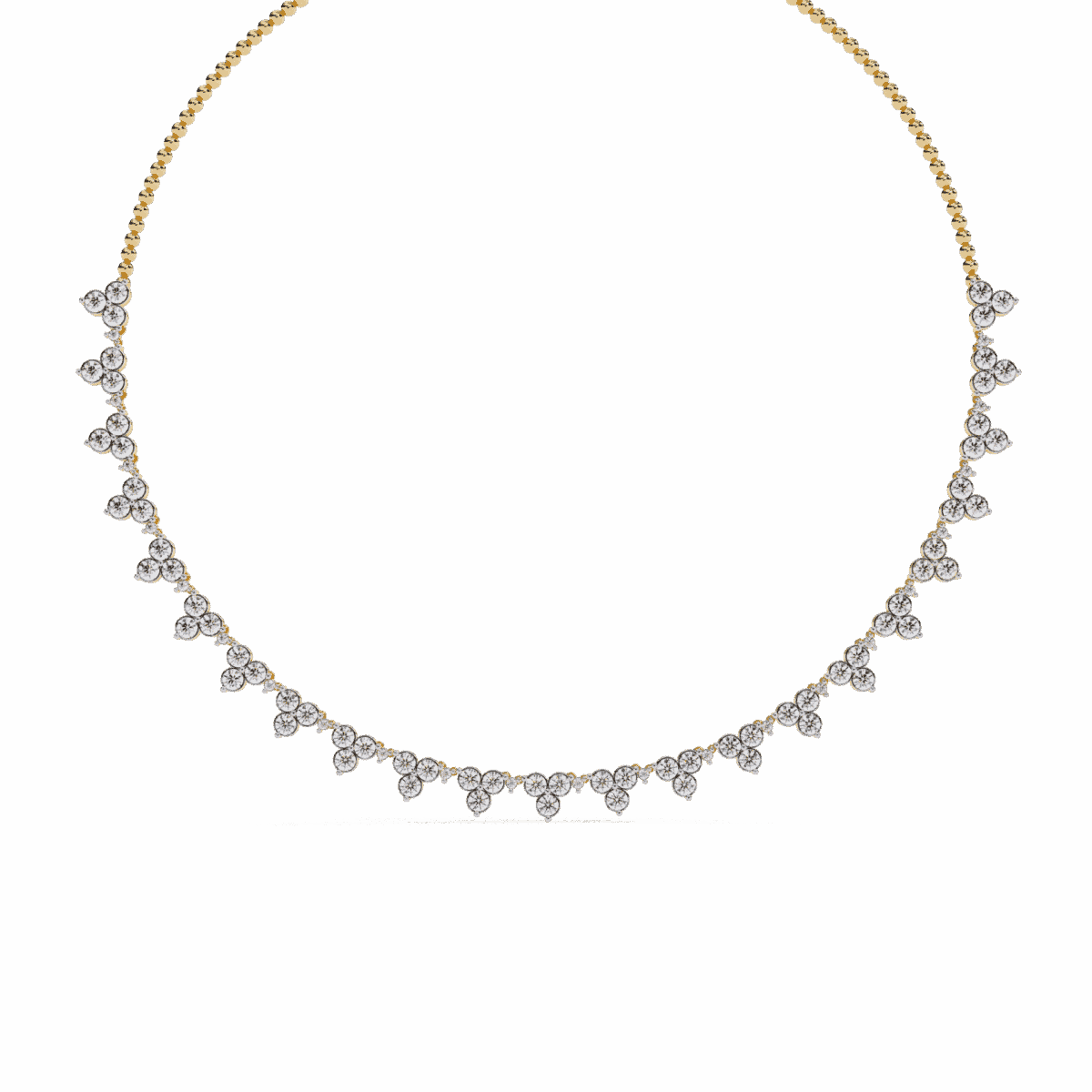 2 Carat The Vienna Round Diamond Tennis Necklace  Image 5