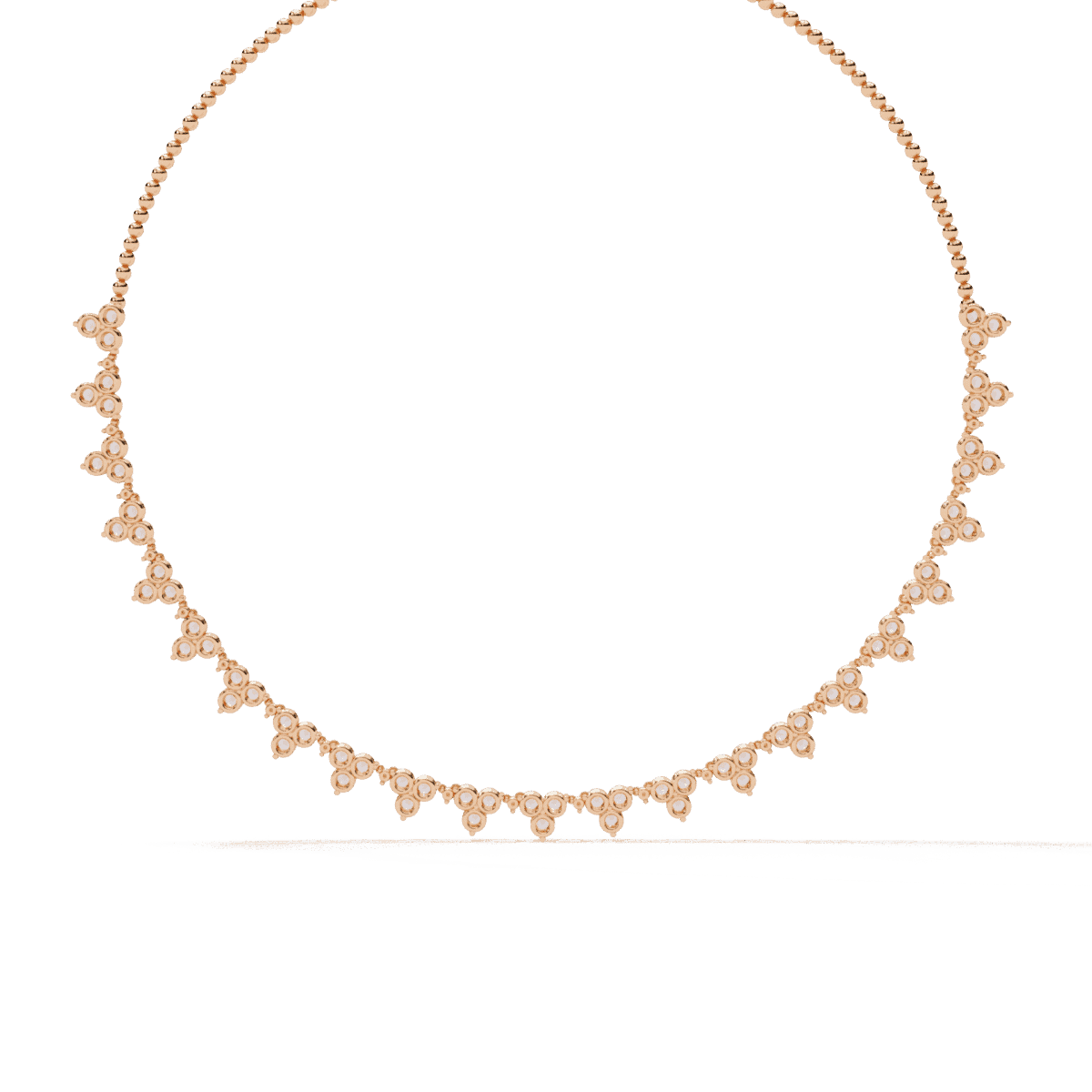 2 Carat The Vienna Round Diamond Tennis Necklace  Image 8