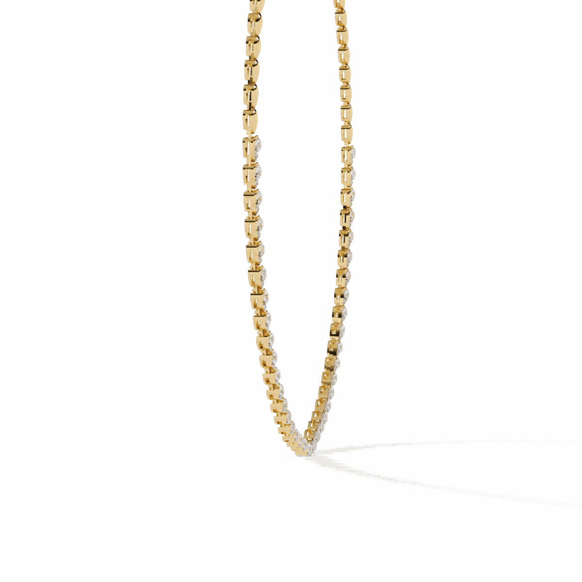 4.75 Carat The Milan Round Diamond Collar Necklace  Image 7