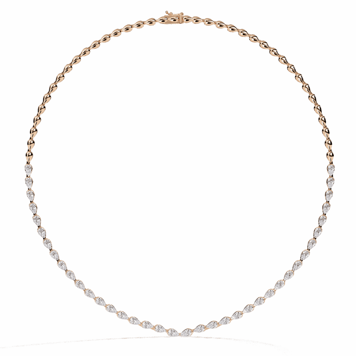 4.75 Carat The Milan Round Diamond Collar Necklace  Image 9