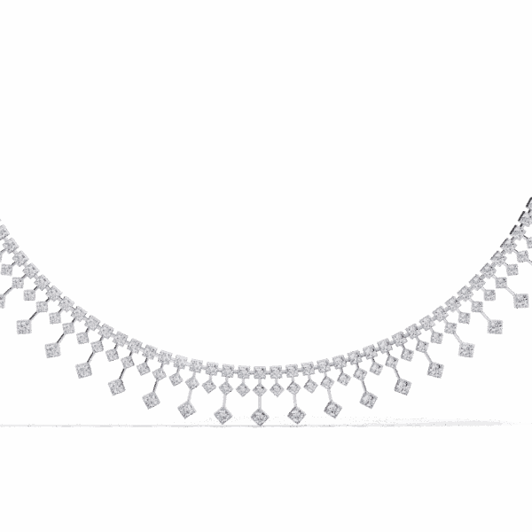 4.5 Carat The Riviera Round Diamond Necklace