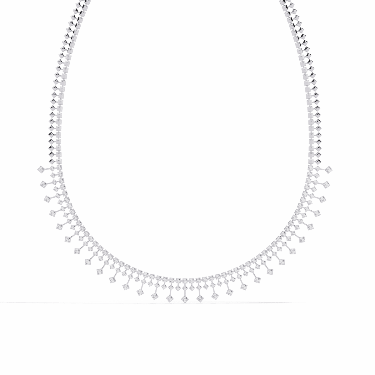 4.5 Carat The Riviera Round Diamond Necklace  Image 2