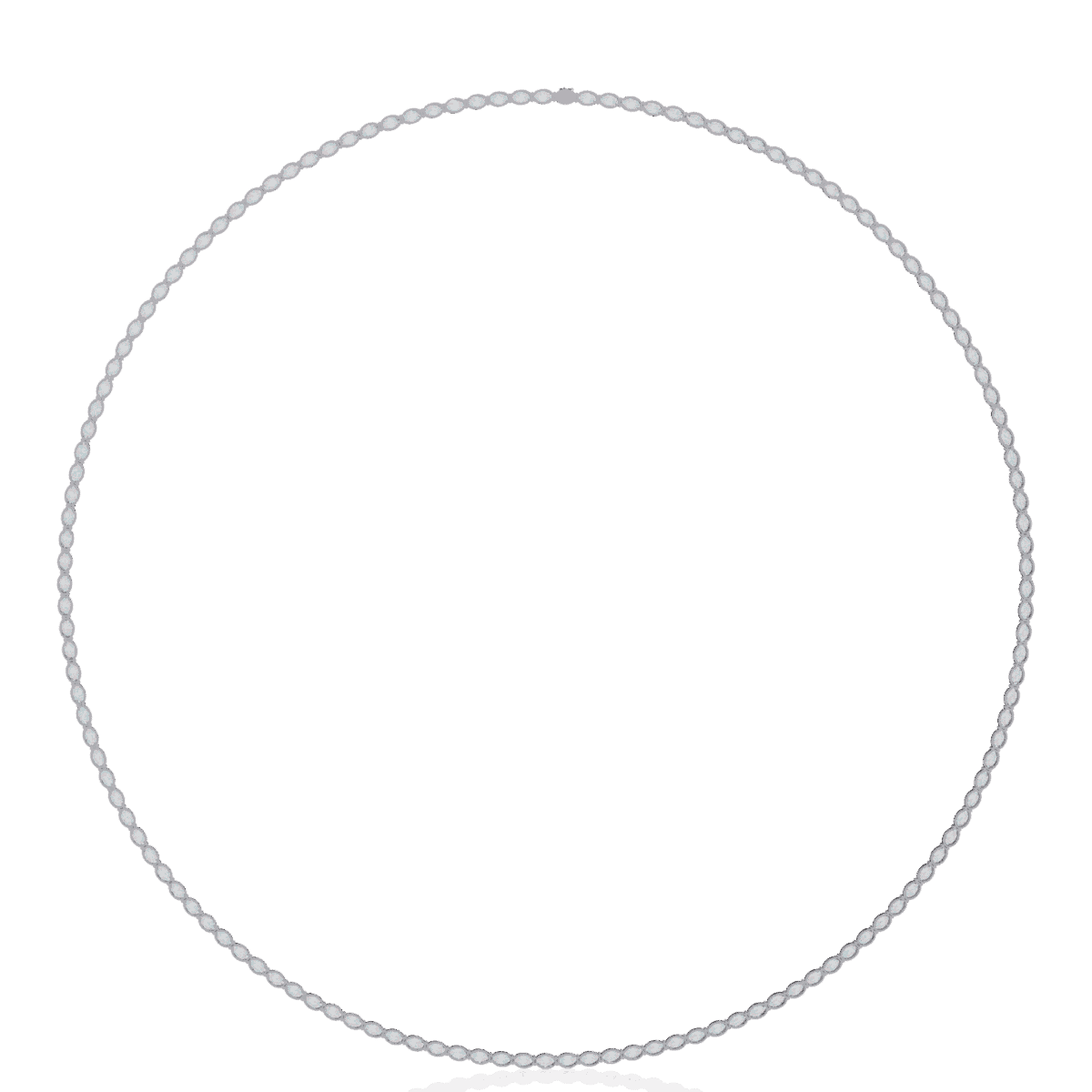 6.25 Carat The Verona Oval Diamond Necklace  Image 3