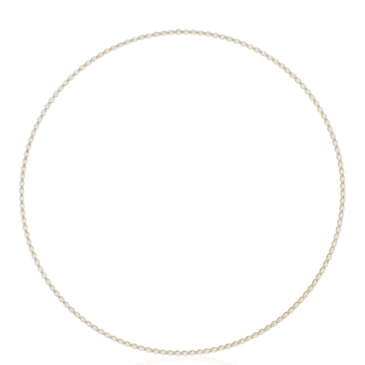 6.25 Carat The Verona Oval Diamond Necklace  Image 5