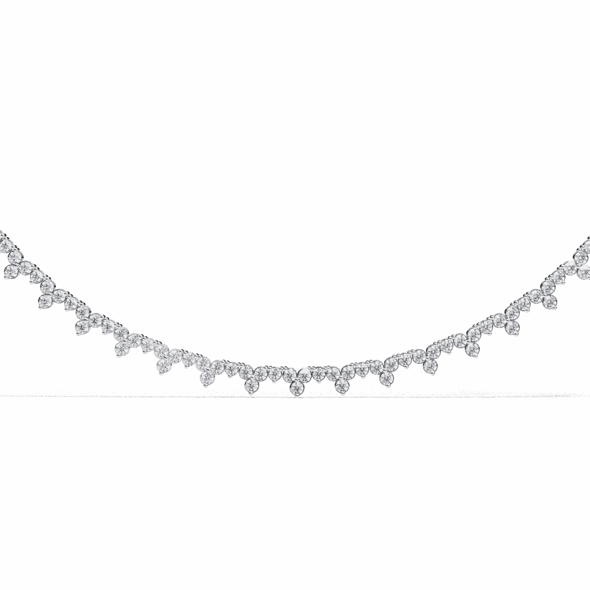 NK14035P11 0.1 Carat The Capri Round Diamond Necklace Image 1