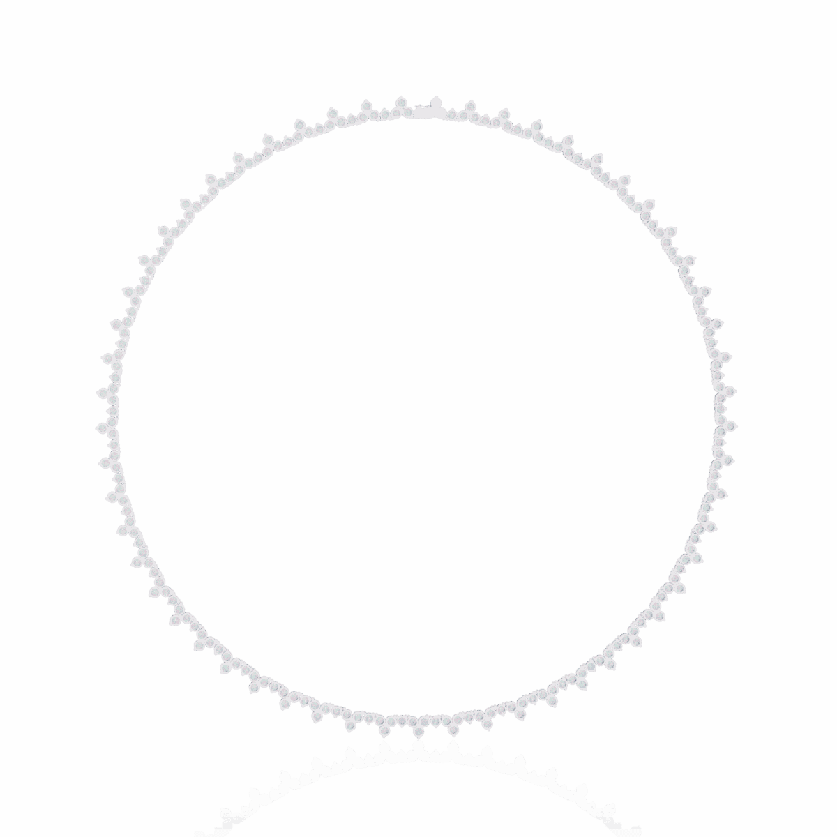 0.1 Carat The Capri Round Diamond Necklace  Image 2