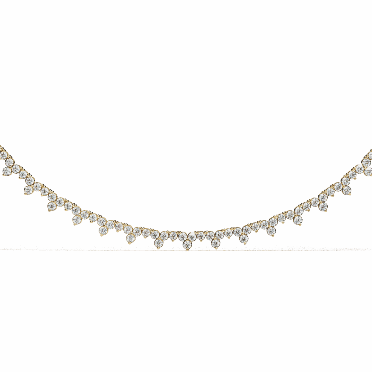 0.1 Carat The Capri Round Diamond Necklace  Image 4
