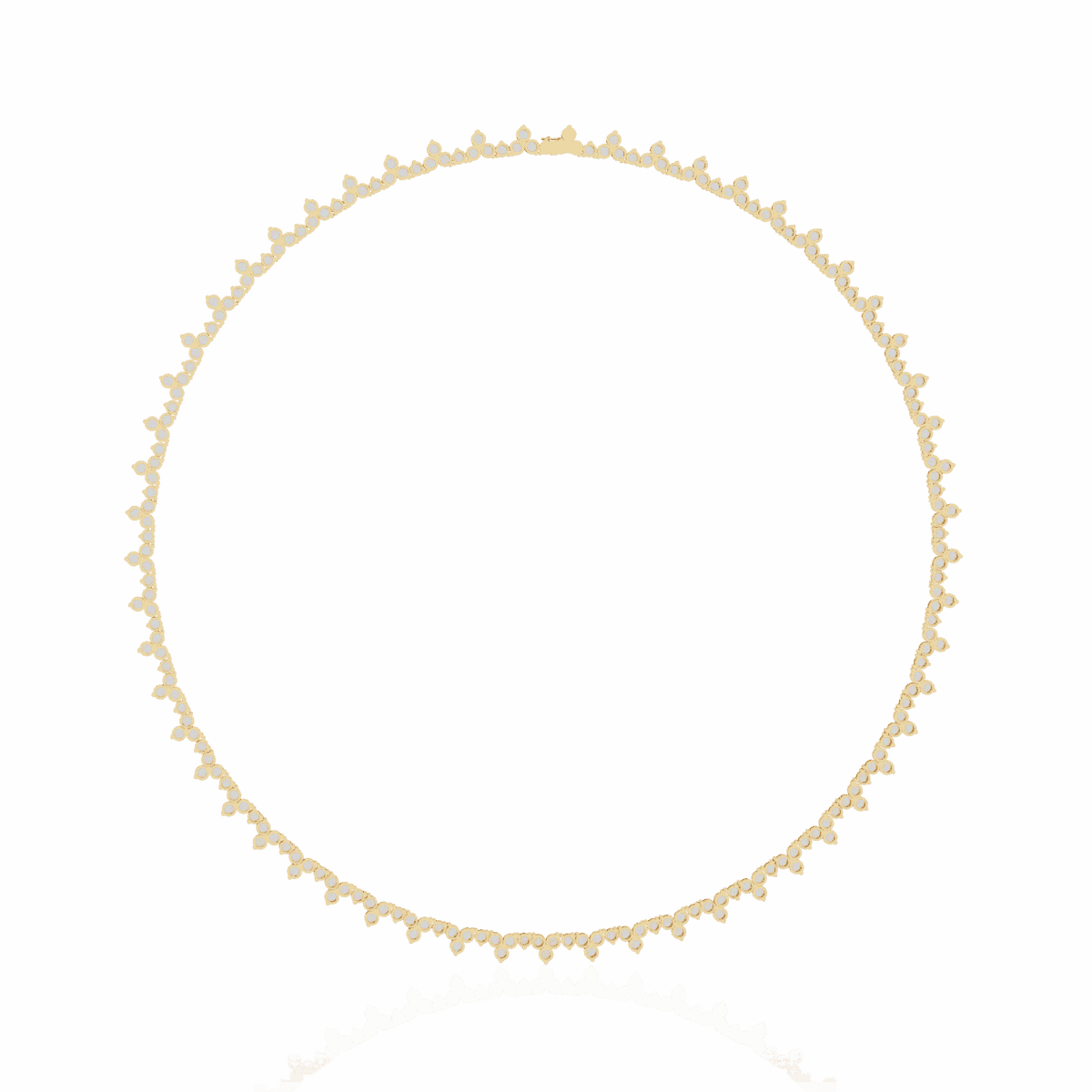 0.1 Carat The Capri Round Diamond Necklace  Image 5