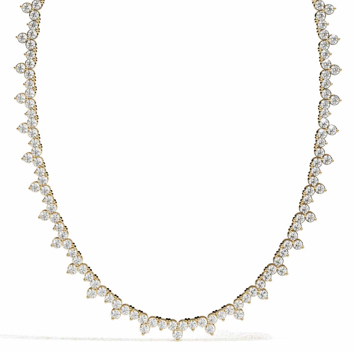 0.1 Carat The Capri Round Diamond Necklace  Image 6