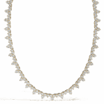 0.1 Carat The Capri Round Diamond Necklace - Image 6