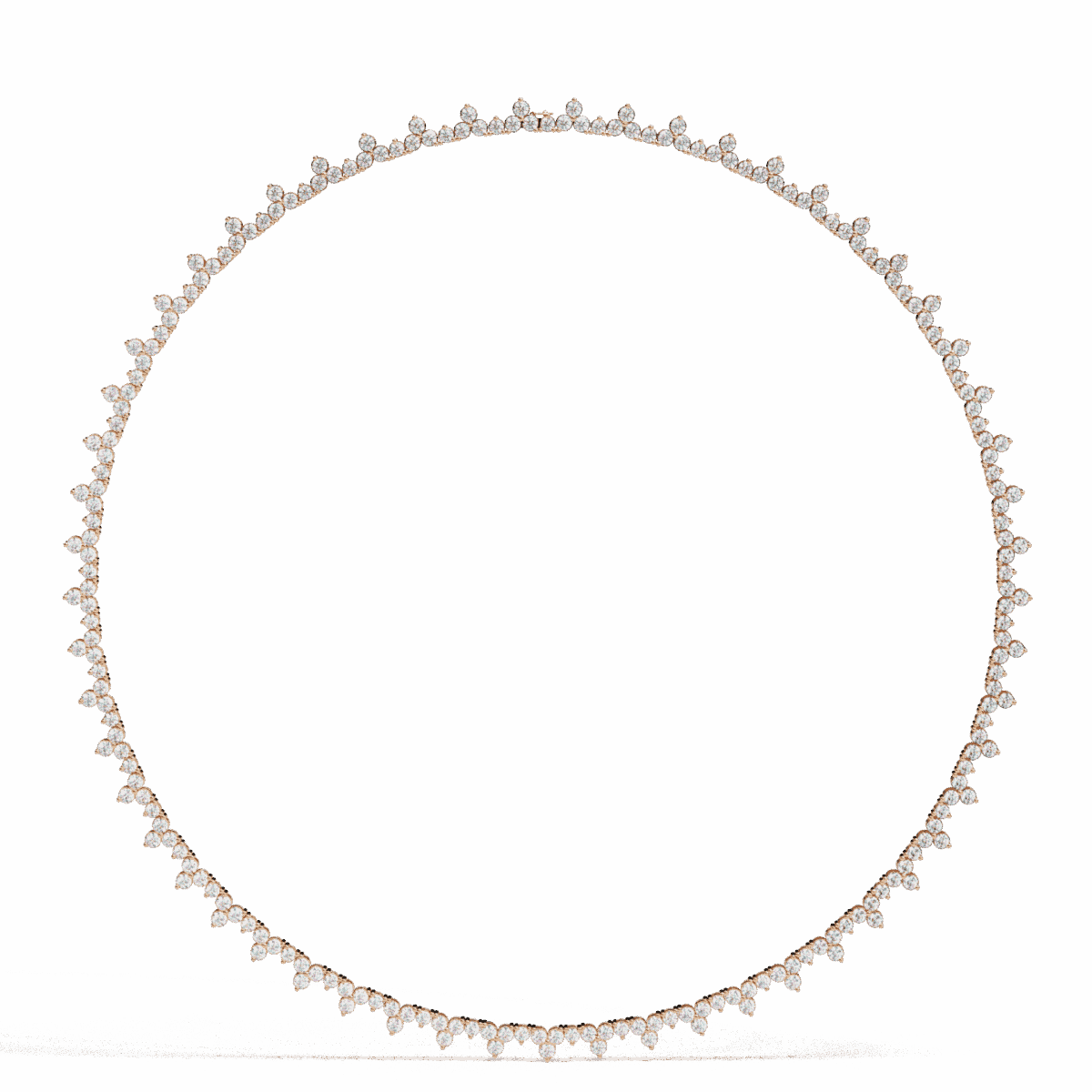 0.1 Carat The Capri Round Diamond Necklace  Image 8