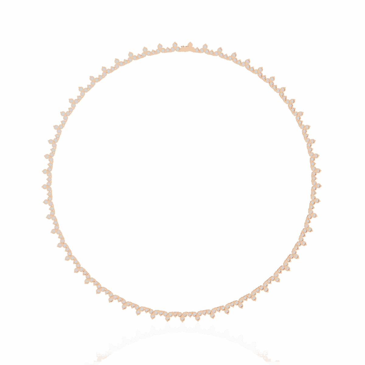 0.1 Carat The Capri Round Diamond Necklace  Image 9