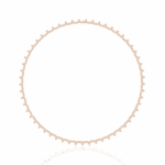 0.1 Carat The Capri Round Diamond Necklace - Image 9