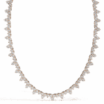 0.1 Carat The Capri Round Diamond Necklace - Image 10