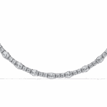 7.5 Carat The Dual Grace Oval and Round Diamond Necklace