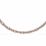 7.5 Carat The Dual Grace Oval and Round Diamond Necklace - Image 7