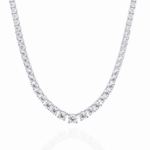 17.5 Carat The Aurora Round Diamond Tennis Necklace - Image 2