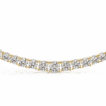 17.5 Carat The Aurora Round Diamond Tennis Necklace - Image 4