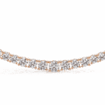 17.5 Carat The Aurora Round Diamond Tennis Necklace - Image 7