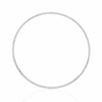 8.5 Carat The Emerald Solitaire Tennis Necklace - Image 3