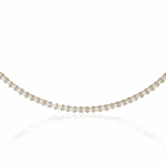 8.5 Carat The Emerald Solitaire Tennis Necklace - Image 6