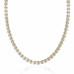 8.5 Carat The Emerald Solitaire Tennis Necklace - Image 7