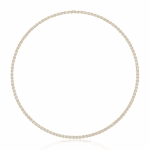 8.5 Carat The Emerald Solitaire Tennis Necklace - Image 10