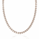 8.5 Carat The Emerald Solitaire Tennis Necklace - Image 12