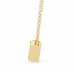 2 Carat Emerald Bezel Solitaire Pendant - Image 6