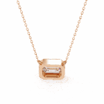 2 Carat Emerald Bezel Solitaire Pendant - Image 11