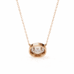 1.5 Carat Oval Bezel Solitaire Pendant - Image 8