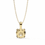 0.8 Carat Heart Prong Solitaire Pendant - Image 2