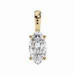 0.9 Carat Marquise Solitaire Pendant - Image 4