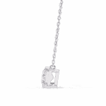 2 Carat Radiant Solitaire Pendant - Image 2