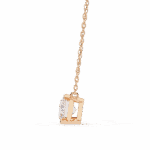 2 Carat Radiant Solitaire Pendant - Image 4