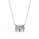 1.75 Carat Oval Solitaire Pendant