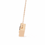 2 Carat Princess Bezel Solitaire Pendant - Image 8