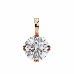1.75 Carat Double Prong Round Solitaire Pendant - Image 8
