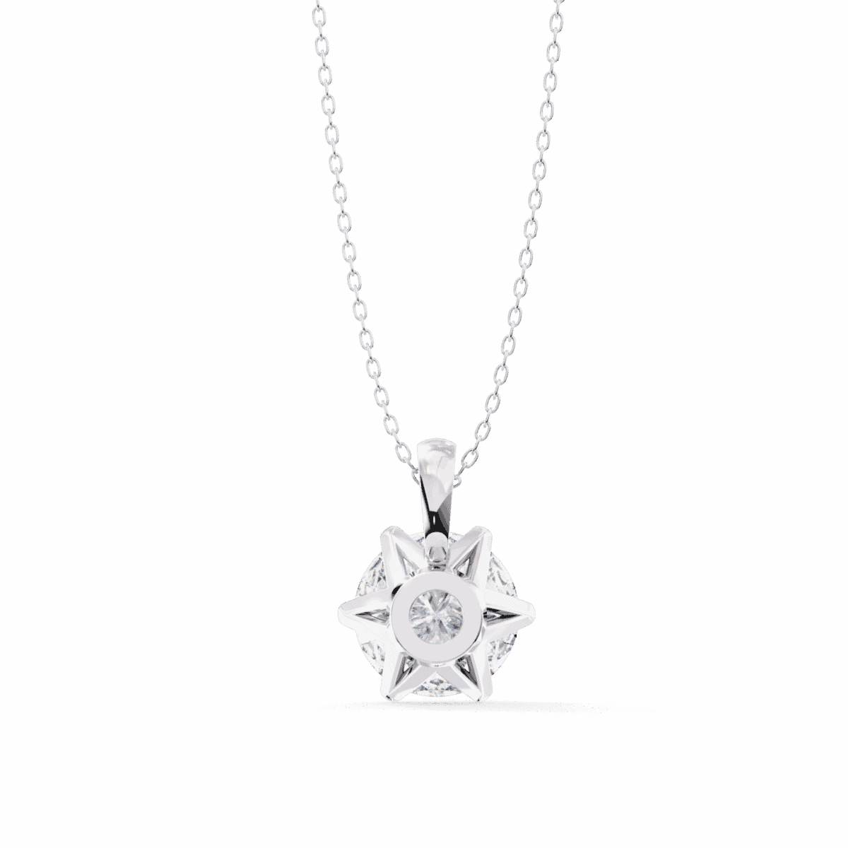 2.25 Carat Classic SixProng Solitaire Pendant  Image 3