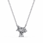 0.9 Carat Tri Harmony Pendant - Oval, Pear & Emerald