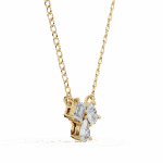 0.9 Carat Tri Harmony Pendant - Oval, Pear & Emerald - Image 3