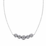 0.3 Carat Bezel Line Diamond Pendant