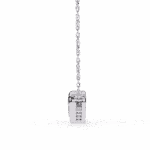 0.3 Carat Bezel Line Diamond Pendant - Image 4