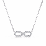 0.3 Carat Infinity Loop Diamond Pendant