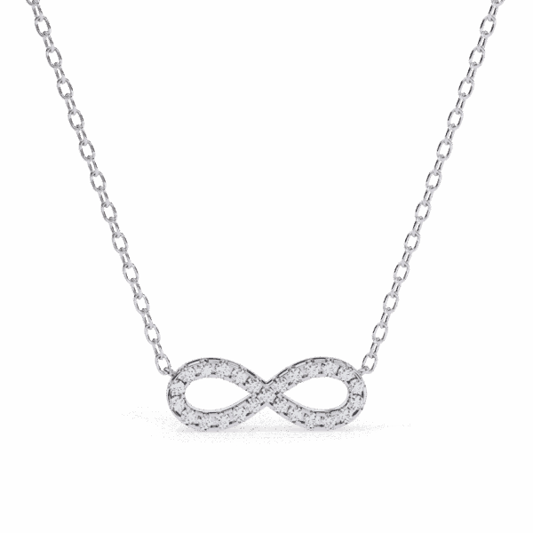0.3 Carat Infinity Loop Diamond Pendant