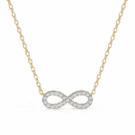 0.3 Carat Infinity Loop Diamond Pendant - Image 5