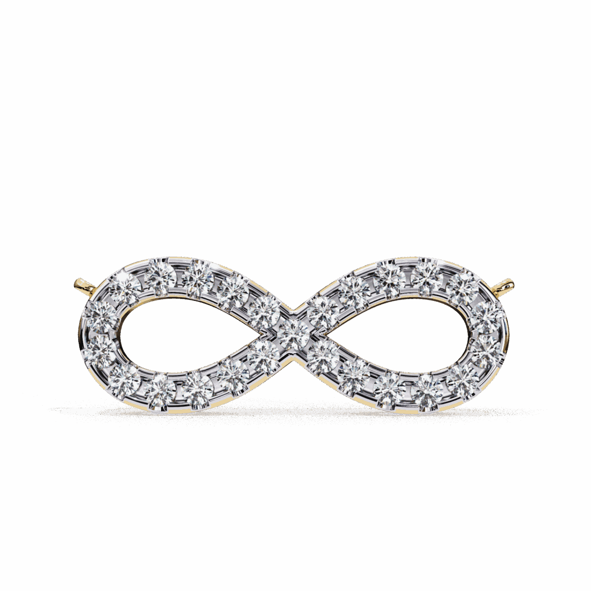 0.3 Carat Infinity Loop Diamond Pendant  Image 6