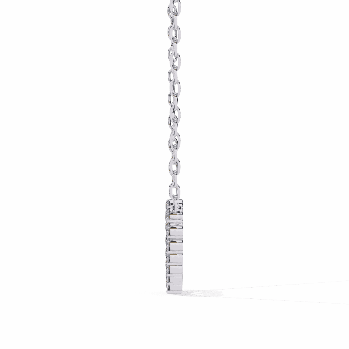 0.4 Carat Petite Round Cluster Pendant  Image 2