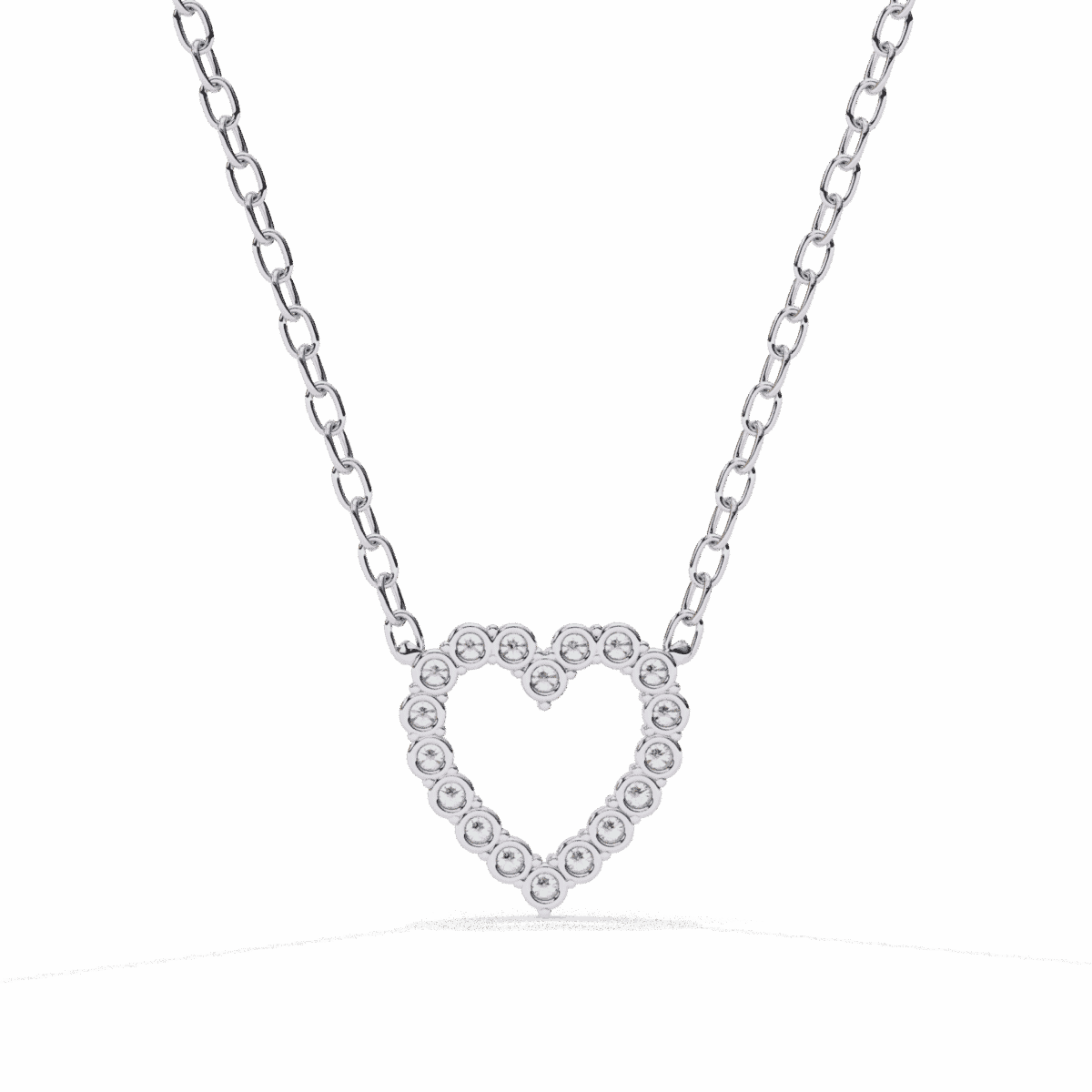 0.4 Carat Petite Round Cluster Pendant  Image 3